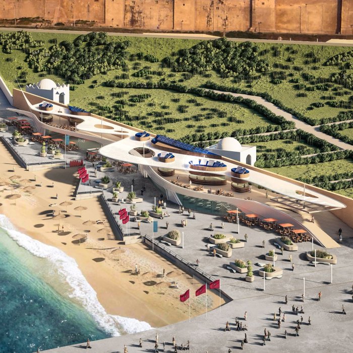 Relief urbain et zones côtières