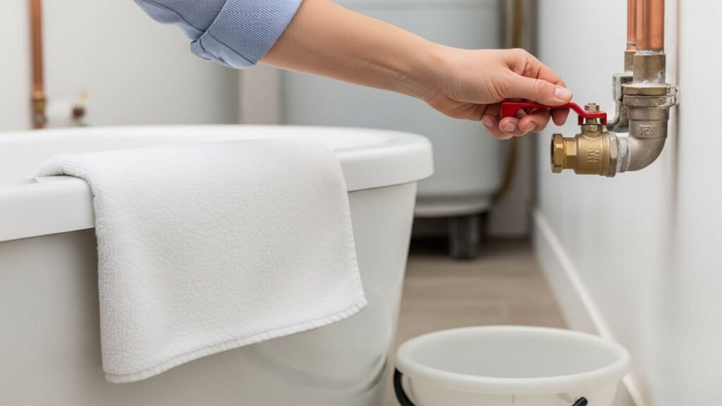 Démonter le mitigeur de baignoire