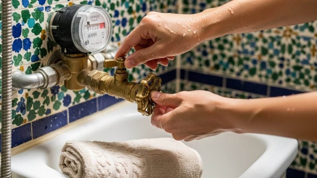 Étape 1 Couper l'Arrivée d'Eau